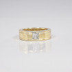 0.65CT Princess Cut Diamonds Men's Wedding Band , picture number 3