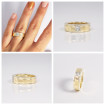 0.65CT Princess Cut Diamonds Men's Wedding Band , picture number 7
