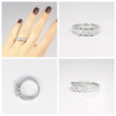 1.10CT Princess Cut Diamond Wedding Band , picture number 7