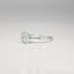 0.75CT round cut diamonds halo rings , picture number 4