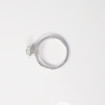 0.75CT round cut diamonds halo rings , picture number 5