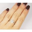 0.75CT round cut diamonds halo rings , picture number 6
