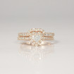 1.10CT Round And Heart Cut Diamonds Bridal Set , picture number 3