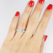 0.70CT princess and round cut diamonds engagement ring , picture number 4