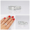 2.95CT princess cut diamonds engagement ring , picture number 6