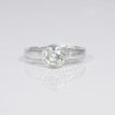0.40CT Round Cut Diamond Solitaire Ring , picture number 3