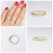 1.30CT Round Cut Diamonds Three Stone Ring , picture number 7