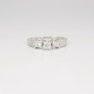 1.20CT Princess Cut Diamonds Engagement Ring , picture number 3