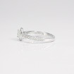 0.75CT oval and round cut diamonds engagement ring , picture number 4