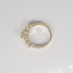 1.40CT Emerald and Princess Cut Diamonds Engagement Ring , picture number 5
