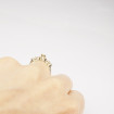 1.40CT Emerald and Princess Cut Diamonds Engagement Ring , picture number 7