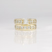 2.15CT princess and round cut diamonds bridal set , picture number 3