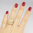2.15CT princess and round cut diamonds bridal set , picture number 5