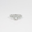 1.00CT round cut diamonds bridal set , picture number 3