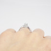 0.90CT round cut diamonds engagement ring , picture number 6