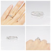 0.90CT round cut diamonds engagement ring , picture number 7
