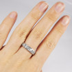 1.20CT Round Cut Diamond Wedding Band , picture number 5