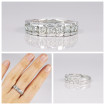 1.20CT Round Cut Diamond Wedding Band , picture number 6