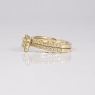 1.00CT round cut diamonds bridal set , picture number 4