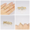 1.00CT round cut diamonds bridal set , picture number 7