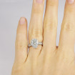 0.83CT pear and round cut diamonds engagement ring , picture number 5