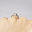 0.83CT pear and round cut diamonds engagement ring , picture number 6