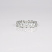 2.00CT round cut diamonds eternity ring , picture number 3