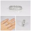 2.00CT round cut diamonds eternity ring , picture number 6