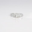 1.20CT princess and round cut diamonds engagement ring , picture number 3