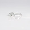 1.20CT princess and round cut diamonds engagement ring , picture number 4