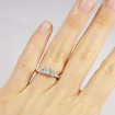 1.20CT princess and round cut diamonds engagement ring , picture number 5