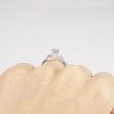 1.20CT princess and round cut diamonds engagement ring , picture number 6