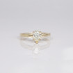0.35CT pear cut diamonds solitaire ring , picture number 3