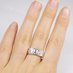 0.05CT Diamond Men's DAD Ring , picture number 5