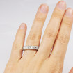 5.00CT Emerald Cut Diamonds Eternity Ring , picture number 5