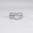 1.20CT Round And Princess Cut Diamonds Bridal Set , picture number 3