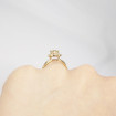 1.15CT Round Cut Diamonds Engagement Ring , picture number 6