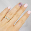 Round Cut 0.95CT Diamonds Wedding Cut In 18KT Yellow Gold , picture number 6