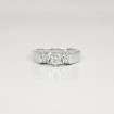 0.75CT round cut diamonds engagement ring , picture number 3