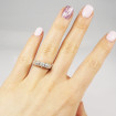 0.75CT round cut diamonds engagement ring , picture number 6