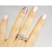 Princess Cut Diamond Bridal Set - 2.10CT Total Weight , picture number 3