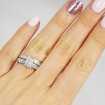 2.30CT princess cut diamonds bridal set , picture number 5