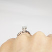 2.30CT princess cut diamonds bridal set , picture number 6