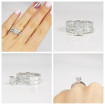 2.30CT princess cut diamonds bridal set , picture number 7