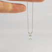 0.25CT Emerald Cut Diamond Solitaire Pendant , picture number 4