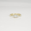 0.35CT radiant cut diamonds solitaire ring , picture number 3