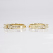 2.15CT Princess and Round Cut Diamonds Bridal Set , picture number 4
