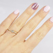 0.45CT round cut diamonds engagement ring , picture number 5
