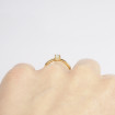 0.55CT round cut diamonds engagement ring , picture number 6