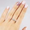 0.30CT Princess Cut Diamonds Three Stone Ring , picture number 6